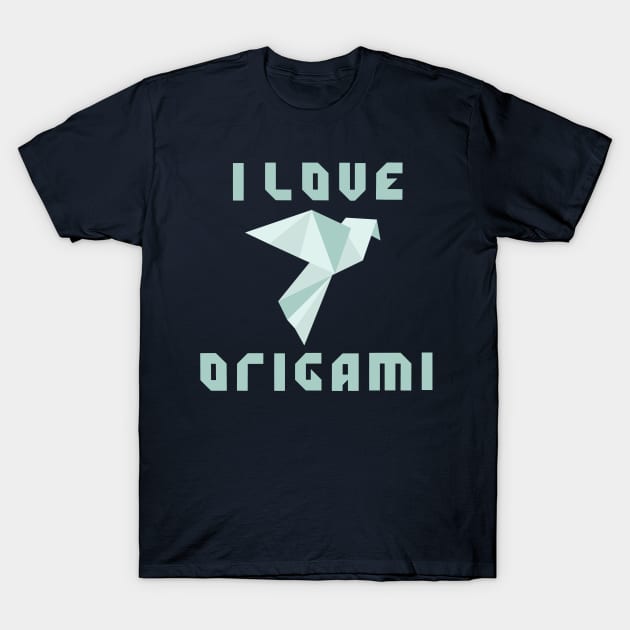 Origami pigeon T-Shirt by Winsenta